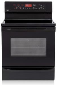 LG LRE30757SB 5.6 cu.ft. Freestanding Smooth Black Electric Range , FACTORY REFURBISHED (FOR USA)